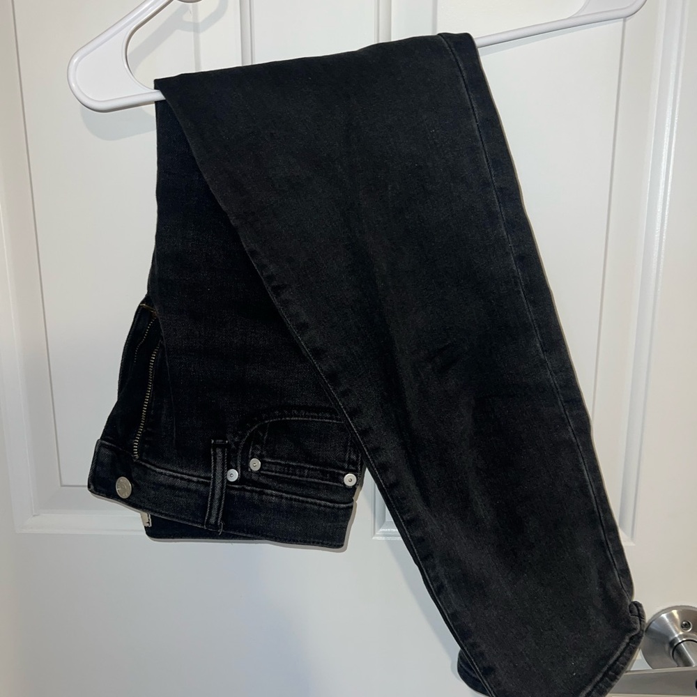 Madewell Women's Black Straight Jeans